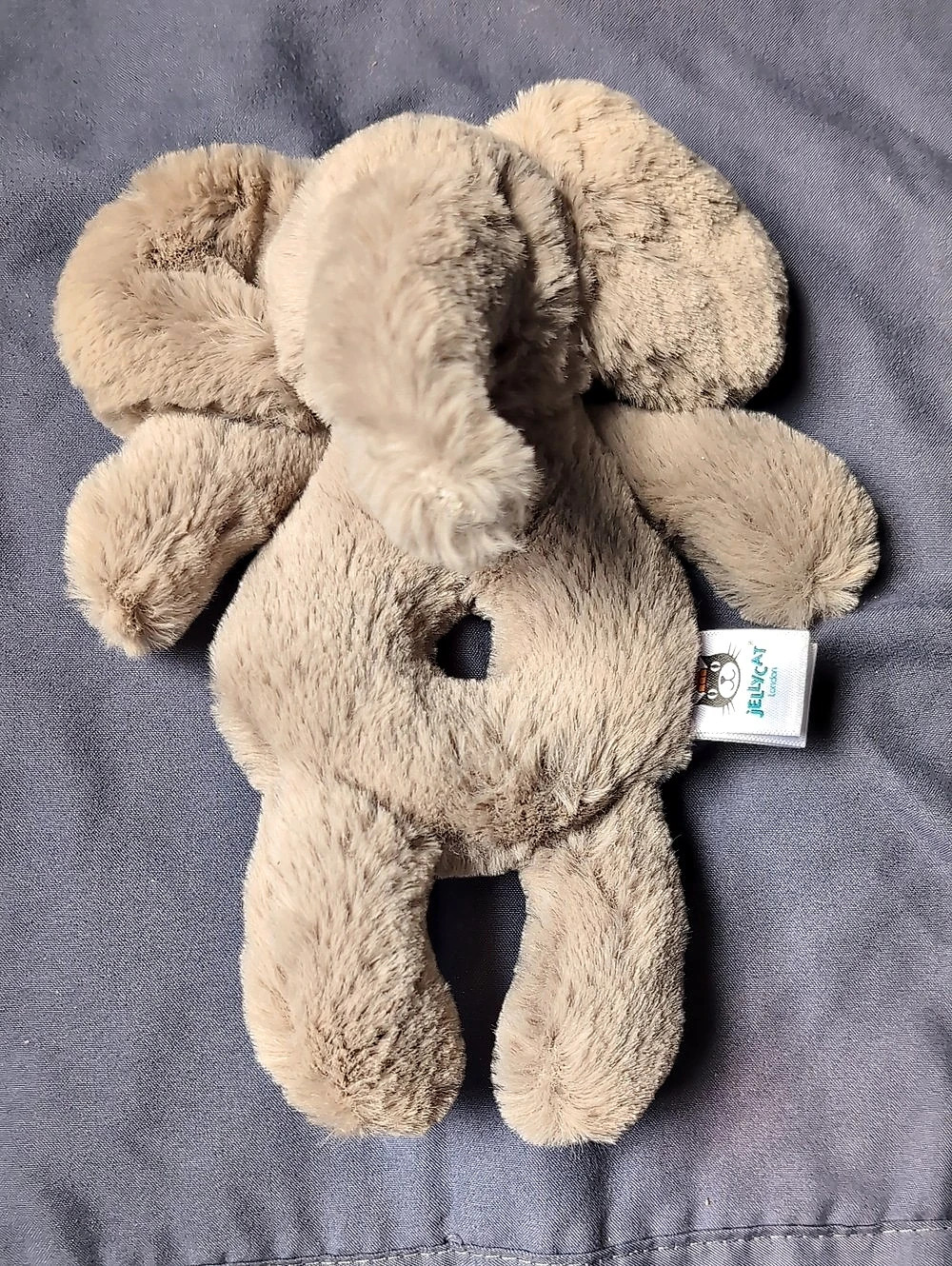 Jellycat Fuddlewuddle Elephant Ring Rattle *D9
